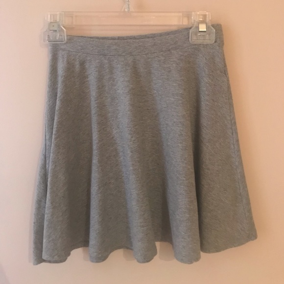 Gray Forever 21 skater skirt - Picture 1 of 2